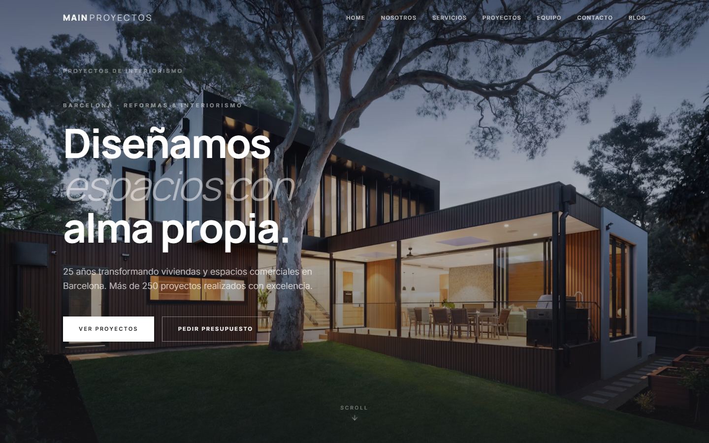 Web de Main Proyectos